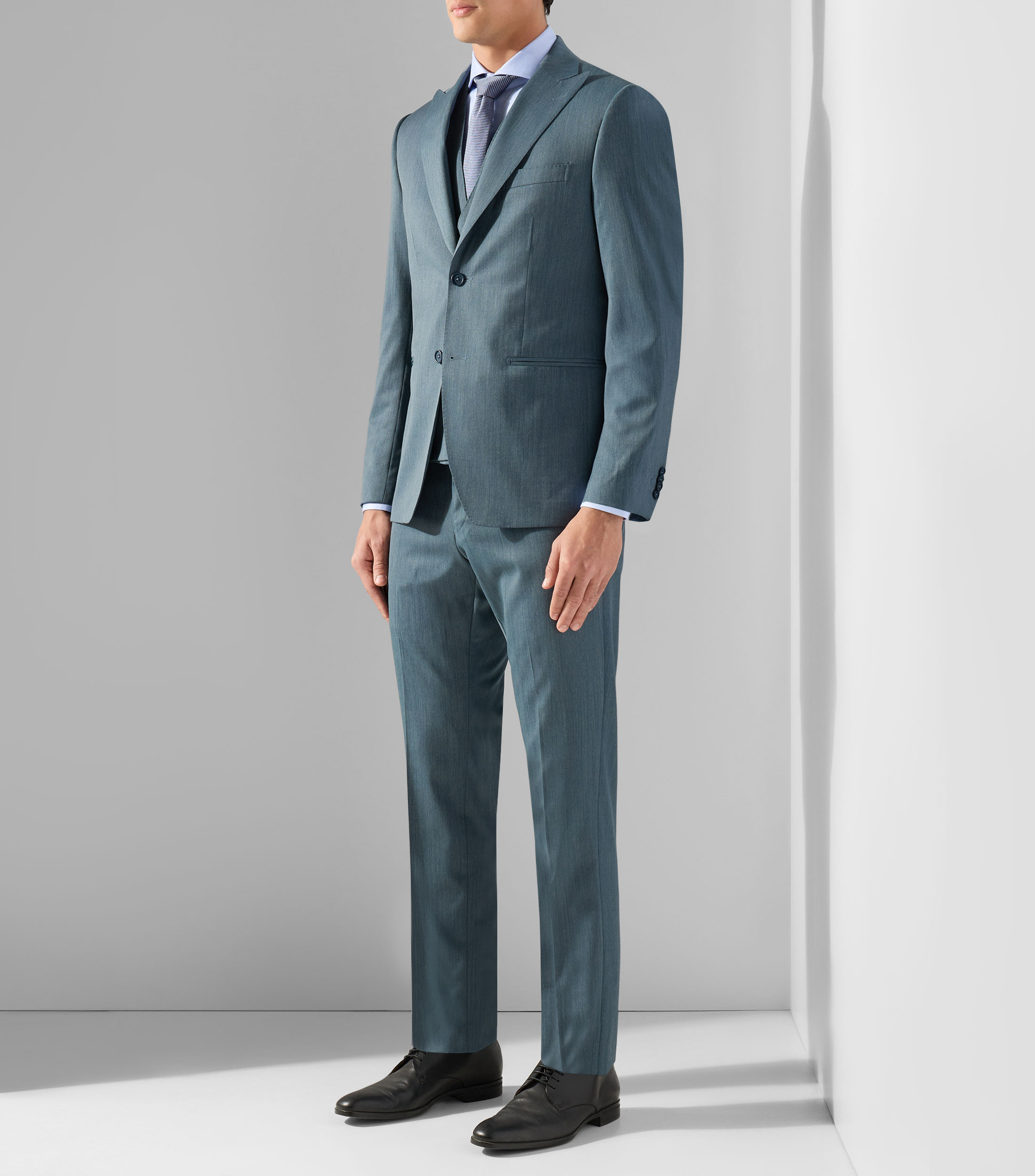 Camisa slim de algodón resistente a las arrugas Hombre